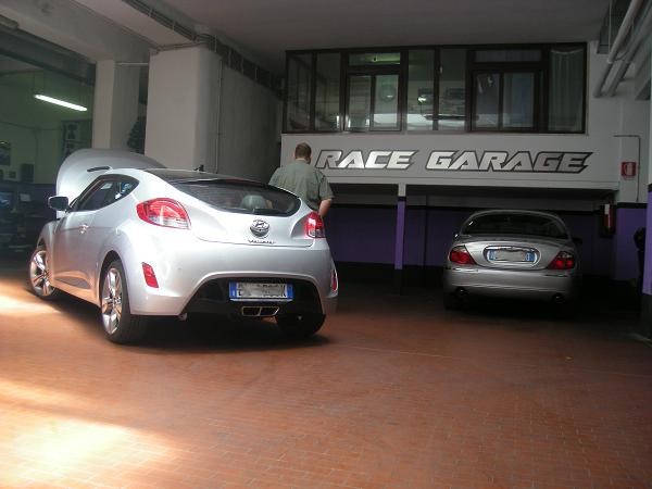 Veloster alla RaceGarage di Roma